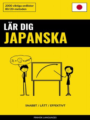 cover image of Lär dig Japanska--Snabbt / Lätt / Effektivt